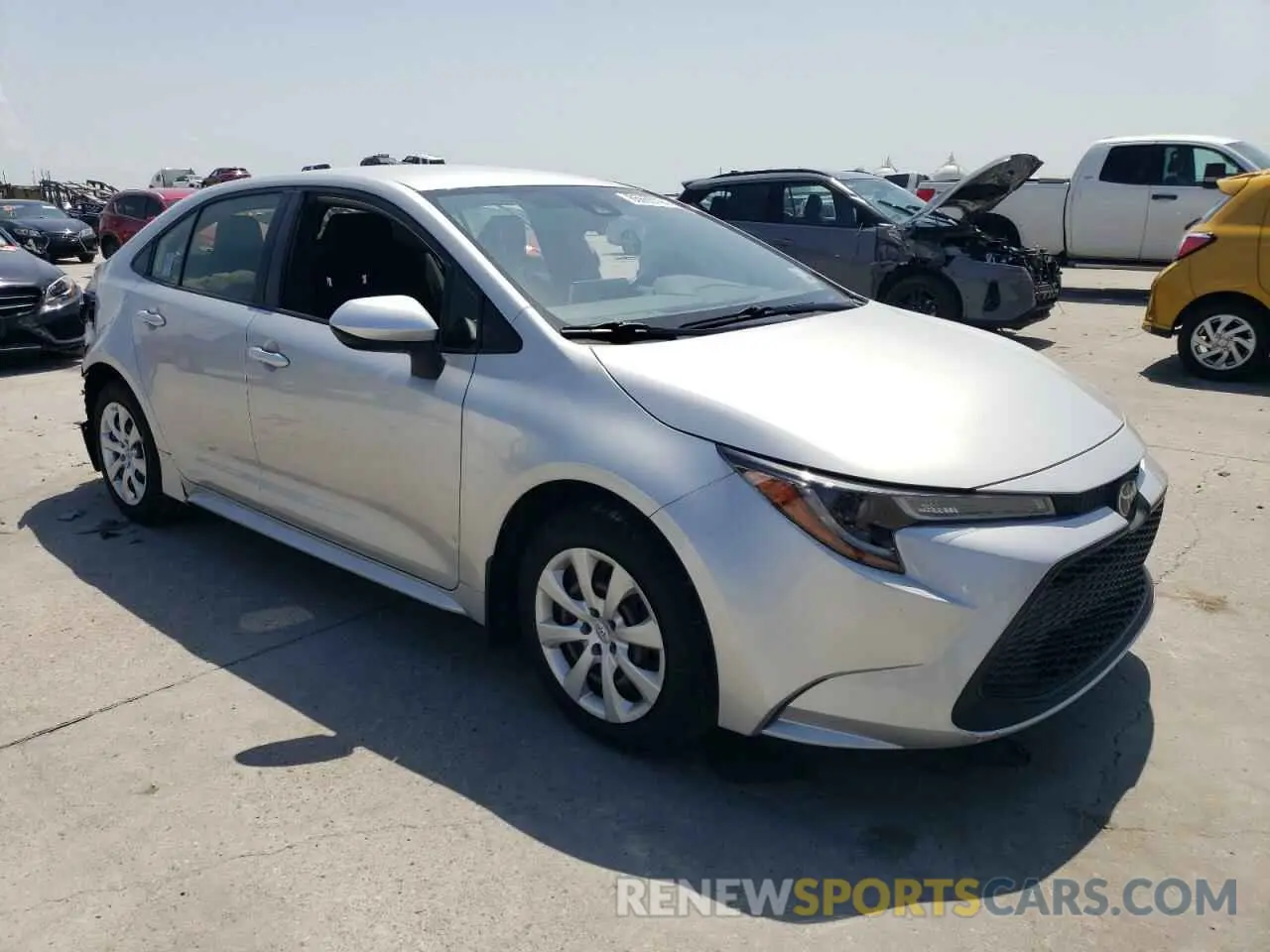 4 Photograph of a damaged car JTDEPMAE4MJ158022 TOYOTA COROLLA 2021