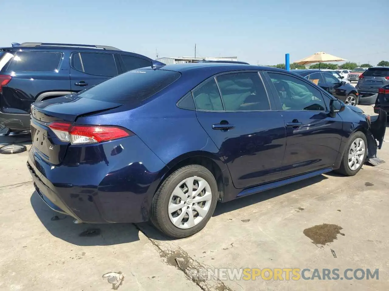 3 Photograph of a damaged car JTDEPMAE4MJ158523 TOYOTA COROLLA 2021