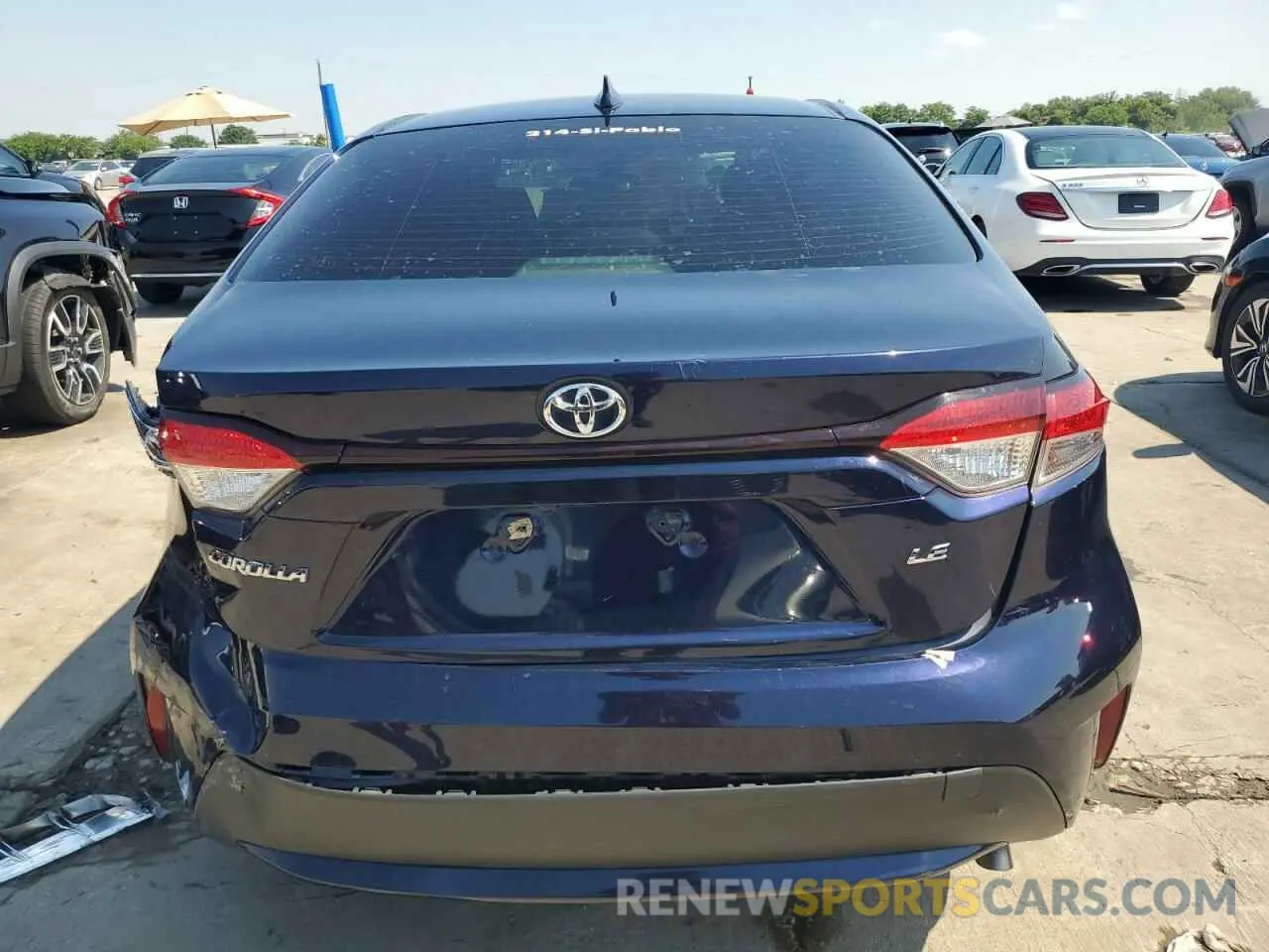 6 Photograph of a damaged car JTDEPMAE4MJ158523 TOYOTA COROLLA 2021