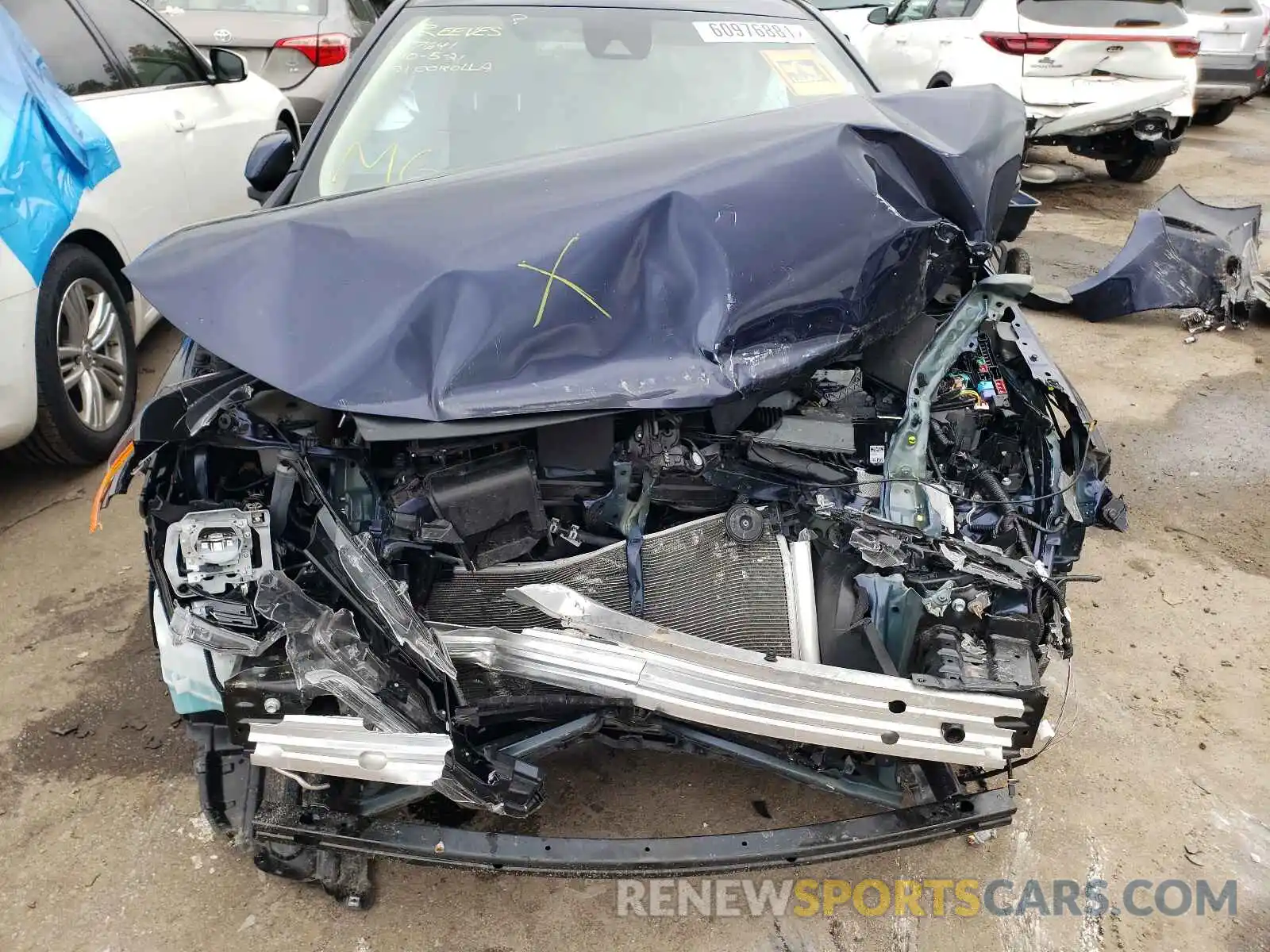 7 Photograph of a damaged car JTDEPMAE4MJ159378 TOYOTA COROLLA 2021