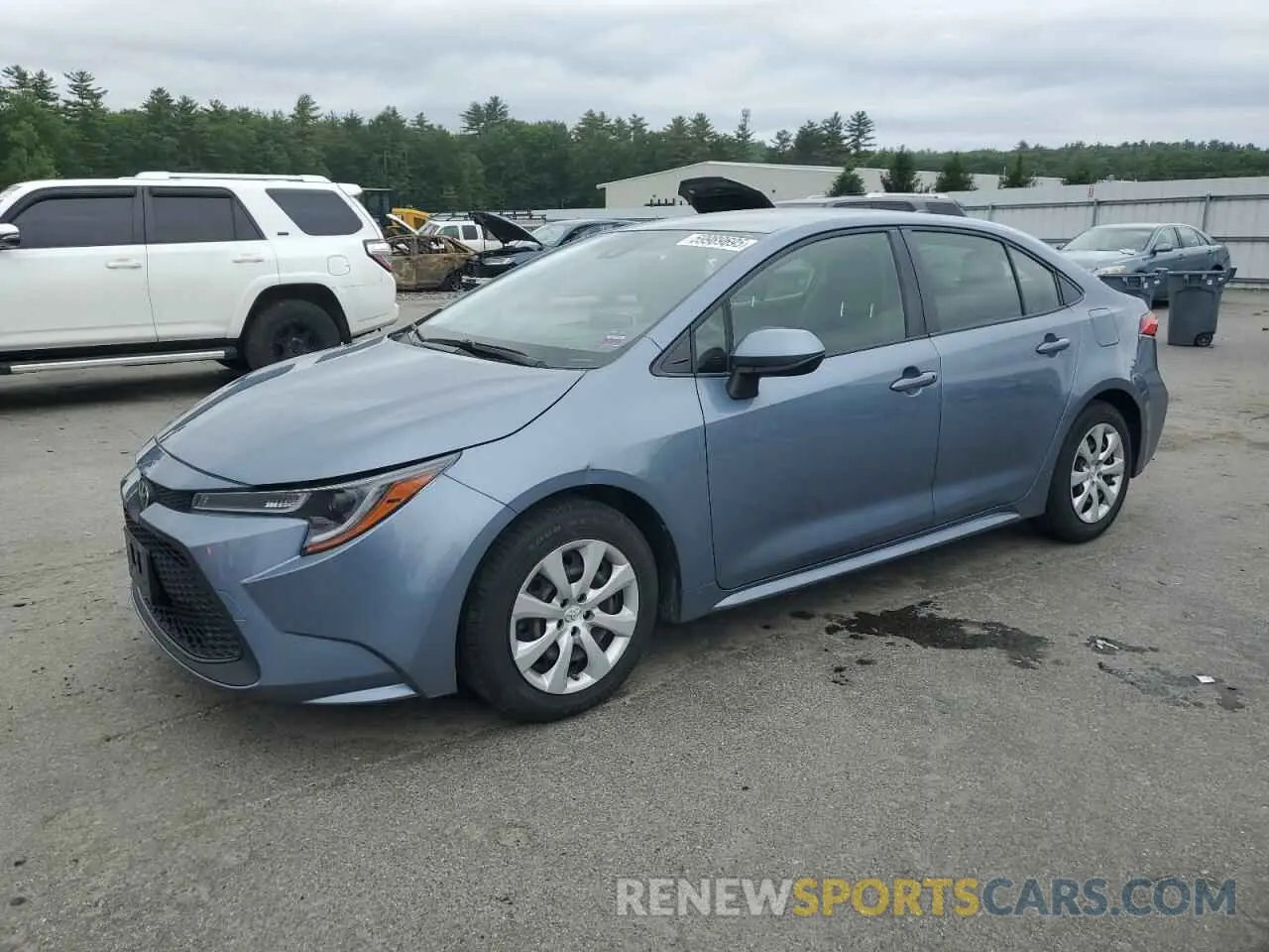 1 Photograph of a damaged car JTDEPMAE4MJ162359 TOYOTA COROLLA 2021