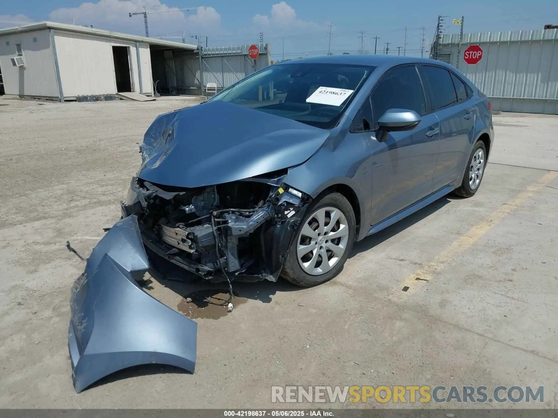 2 Photograph of a damaged car JTDEPMAE4MJ162622 TOYOTA COROLLA 2021