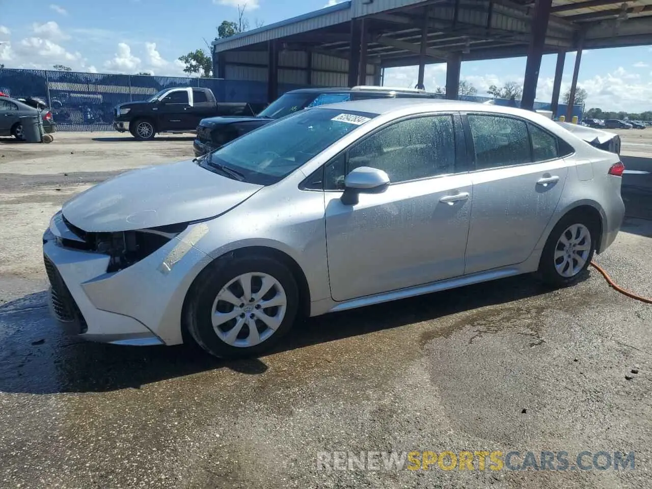 1 Photograph of a damaged car JTDEPMAE4MJ162717 TOYOTA COROLLA 2021