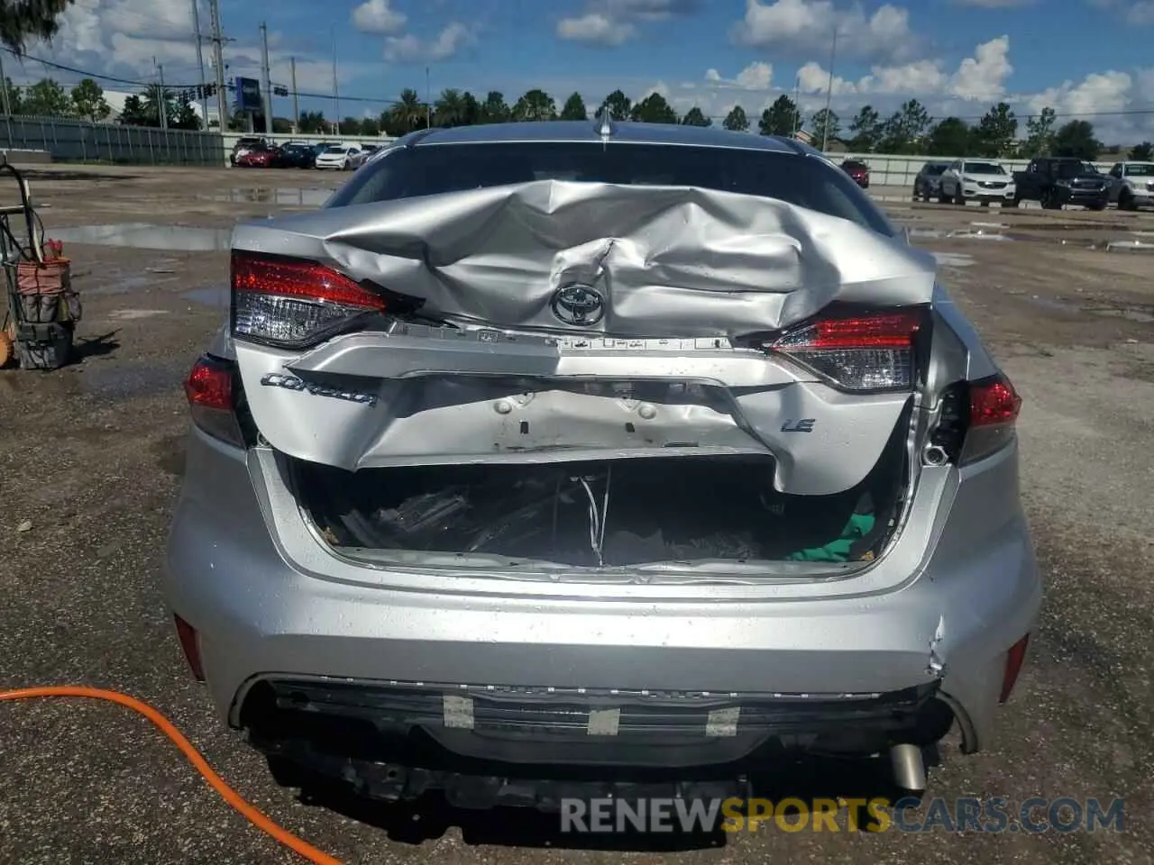 6 Photograph of a damaged car JTDEPMAE4MJ162717 TOYOTA COROLLA 2021
