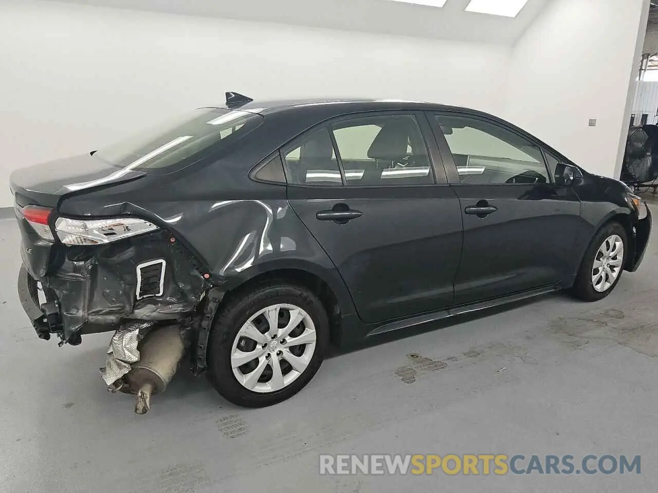 3 Photograph of a damaged car JTDEPMAE4MJ169442 TOYOTA COROLLA 2021