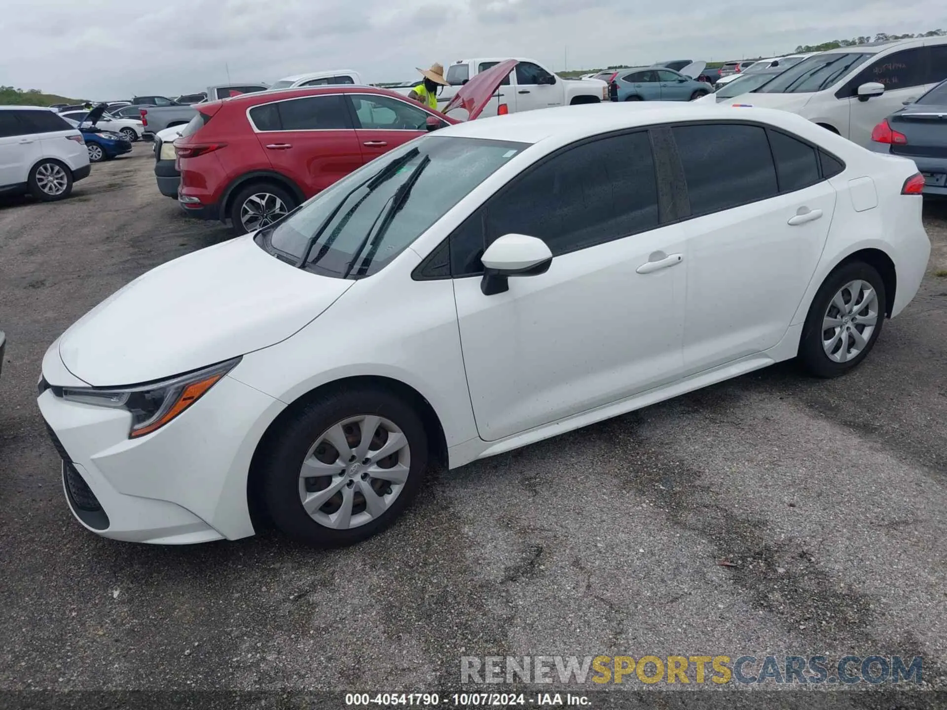2 Photograph of a damaged car JTDEPMAE4MJ171921 TOYOTA COROLLA 2021