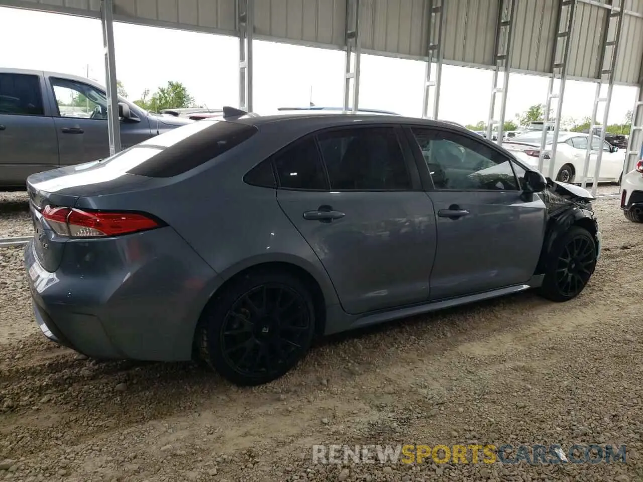 3 Photograph of a damaged car JTDEPMAE4MJ173989 TOYOTA COROLLA 2021