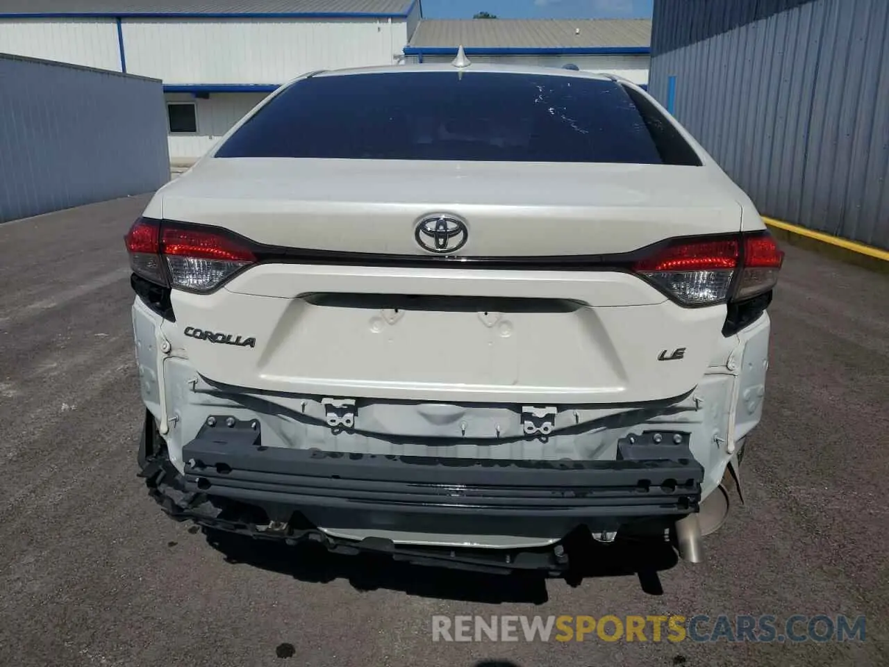 6 Photograph of a damaged car JTDEPMAE4MJ177525 TOYOTA COROLLA 2021