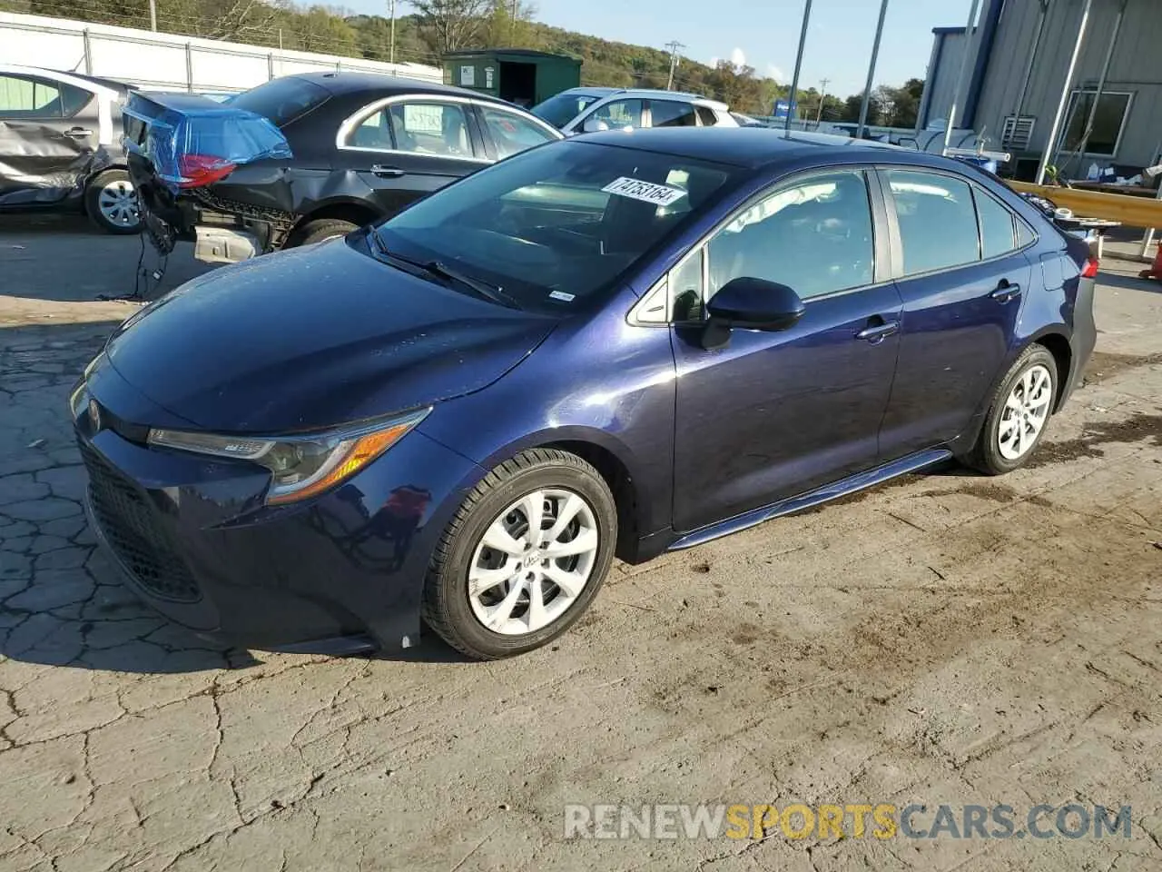 1 Photograph of a damaged car JTDEPMAE4MJ182613 TOYOTA COROLLA 2021