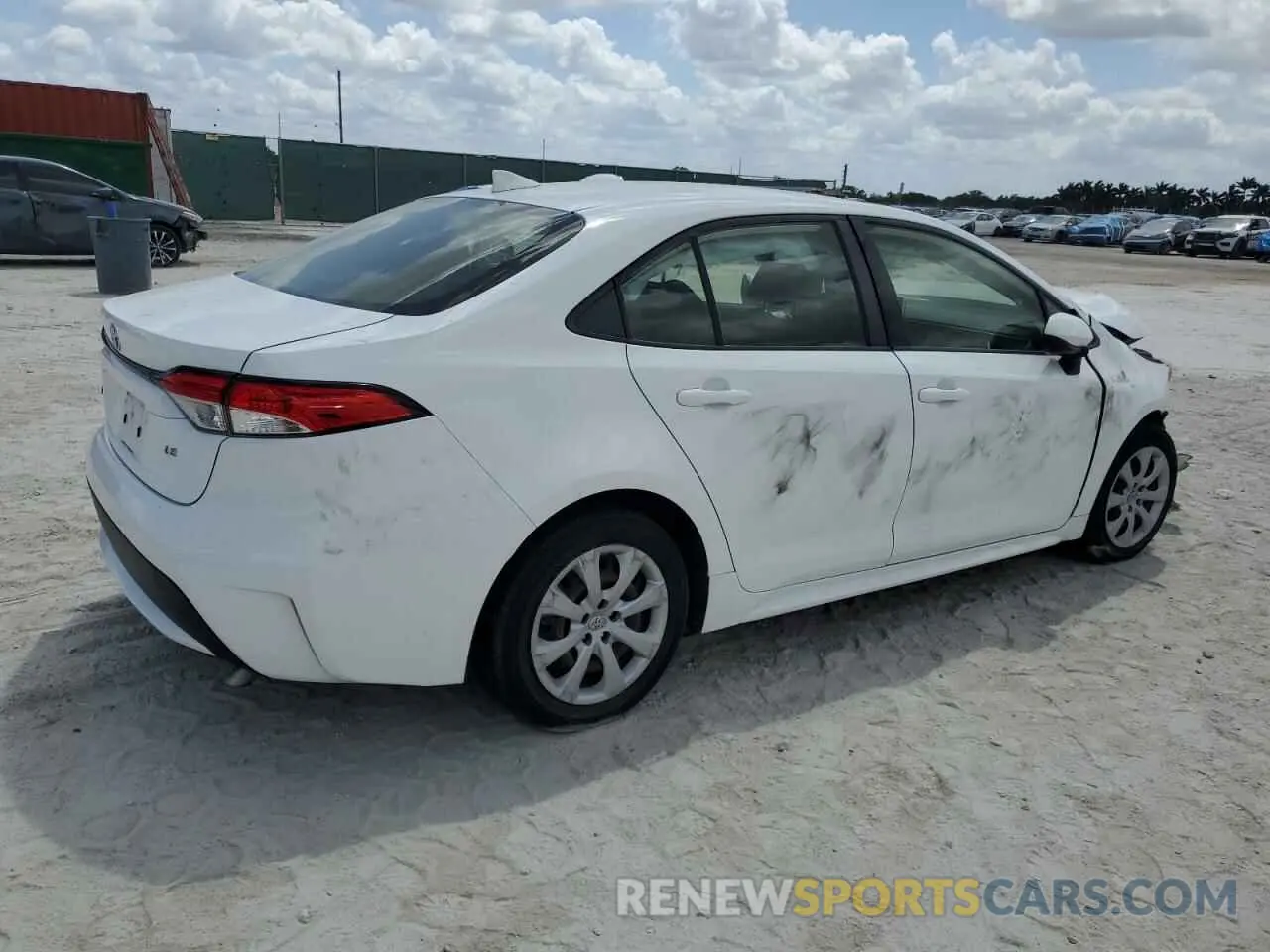 3 Photograph of a damaged car JTDEPMAE4MJ185463 TOYOTA COROLLA 2021