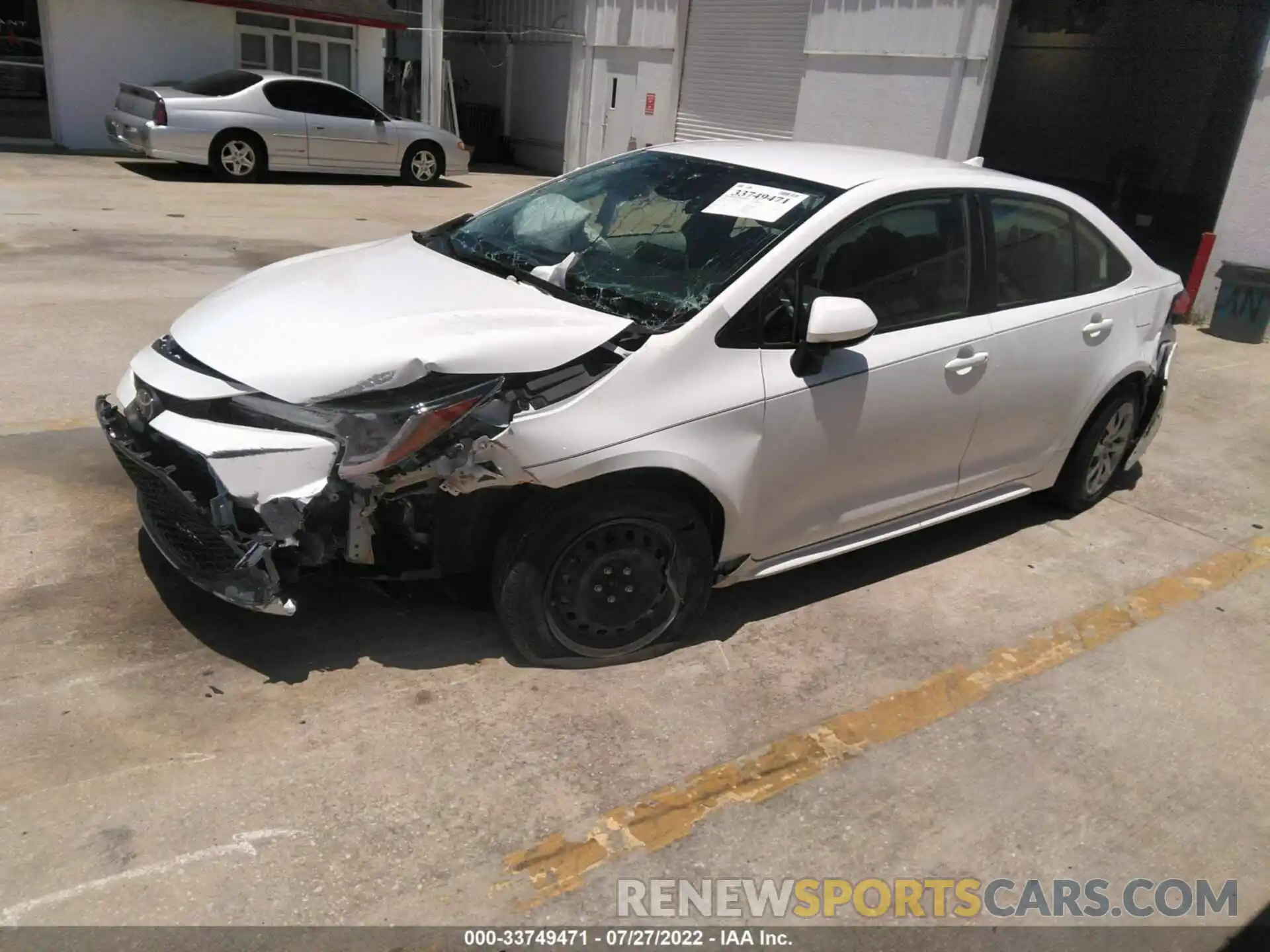 2 Photograph of a damaged car JTDEPMAE4MJ185866 TOYOTA COROLLA 2021