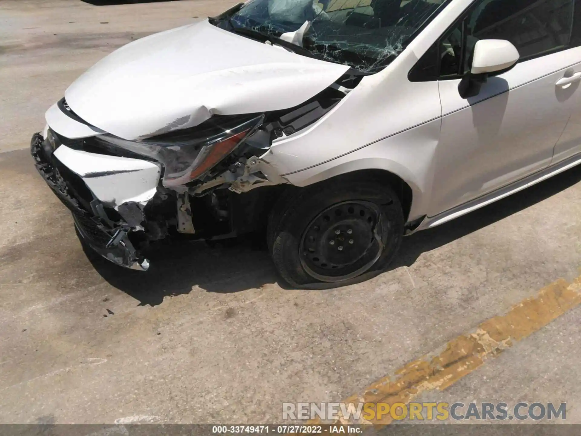 6 Photograph of a damaged car JTDEPMAE4MJ185866 TOYOTA COROLLA 2021