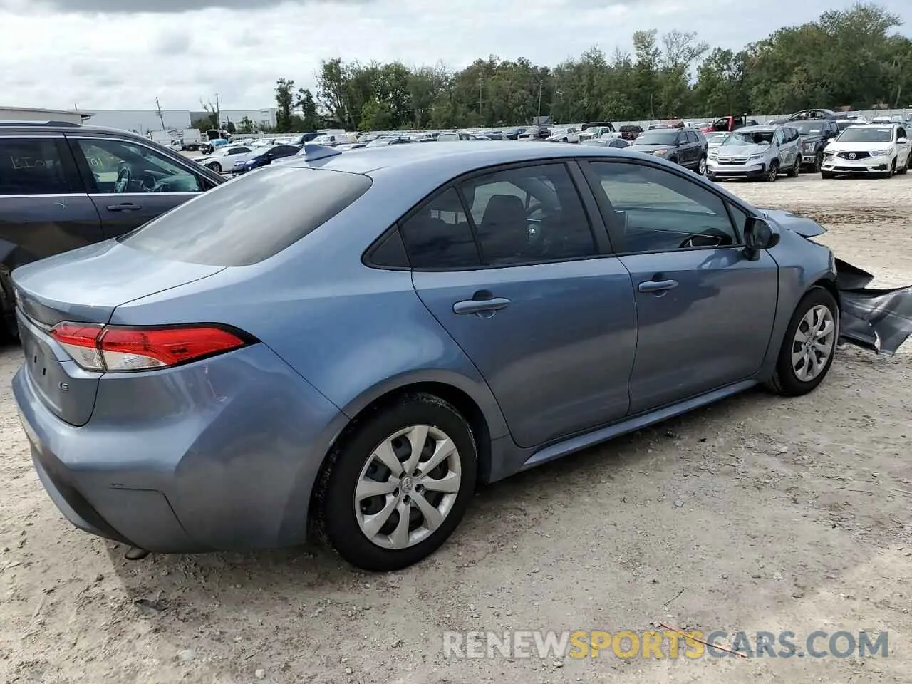 3 Photograph of a damaged car JTDEPMAE4MJ185947 TOYOTA COROLLA 2021