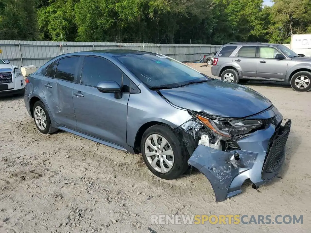 4 Photograph of a damaged car JTDEPMAE4MJ187018 TOYOTA COROLLA 2021