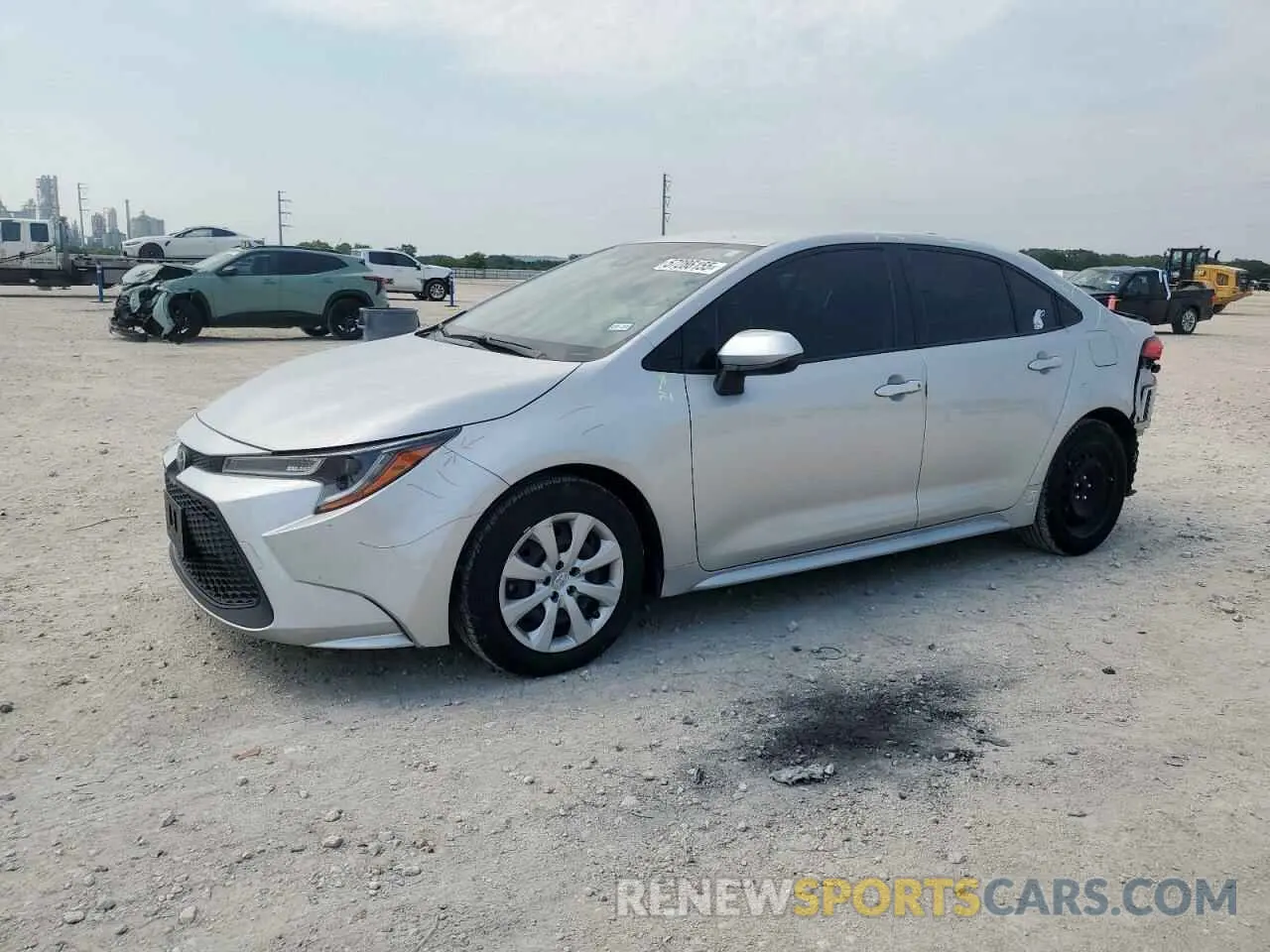 1 Photograph of a damaged car JTDEPMAE4MJ187844 TOYOTA COROLLA 2021