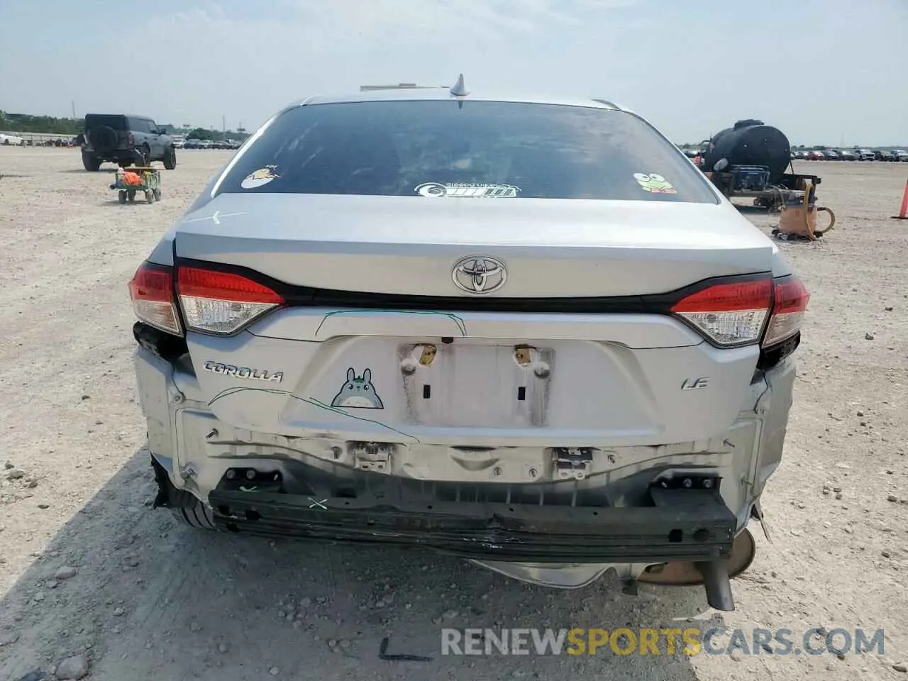 6 Photograph of a damaged car JTDEPMAE4MJ187844 TOYOTA COROLLA 2021
