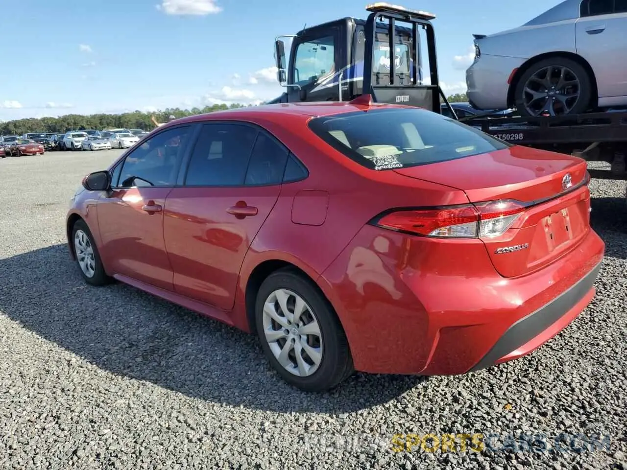 2 Photograph of a damaged car JTDEPMAE4MJ188704 TOYOTA COROLLA 2021