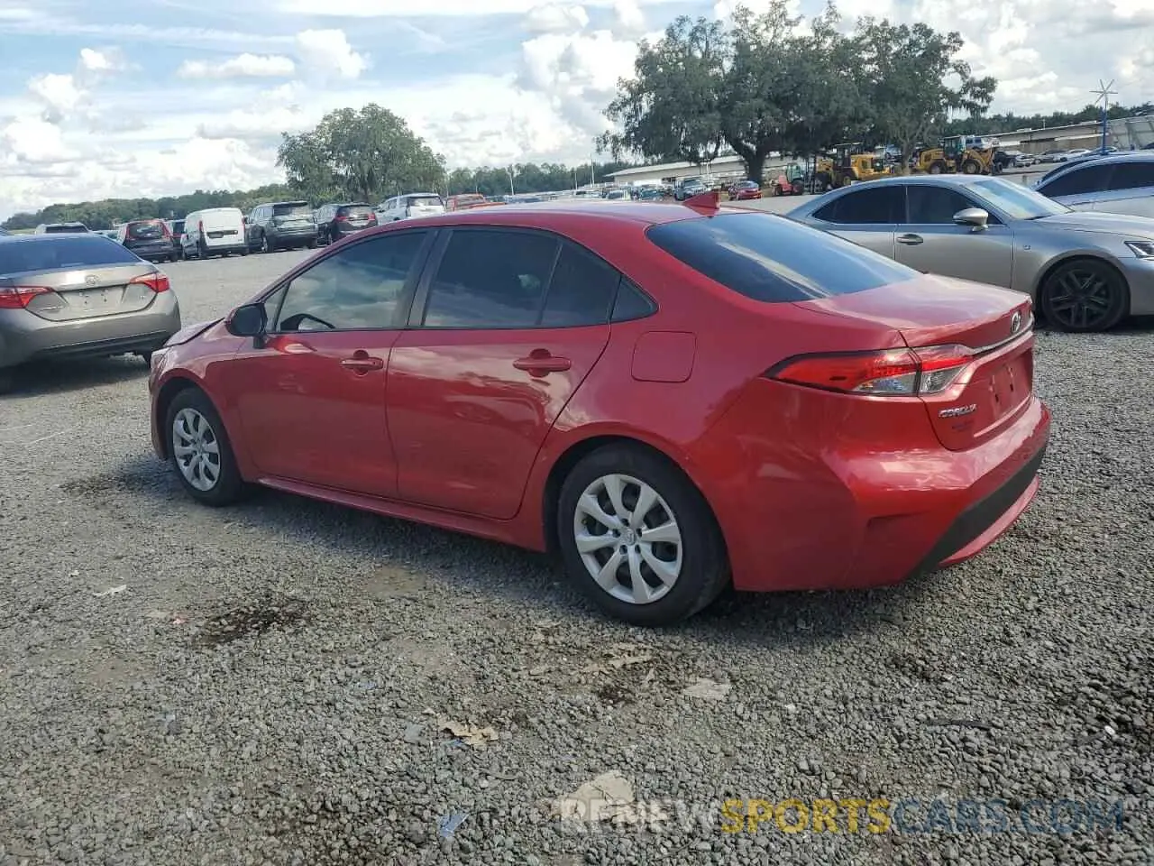 2 Photograph of a damaged car JTDEPMAE4MJ189190 TOYOTA COROLLA 2021