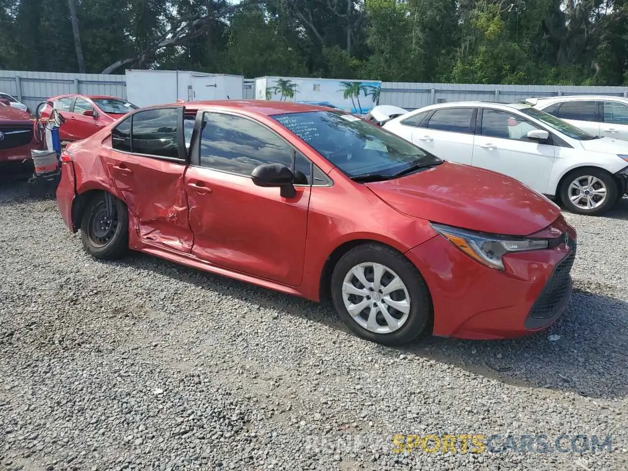 4 Photograph of a damaged car JTDEPMAE4MJ189190 TOYOTA COROLLA 2021