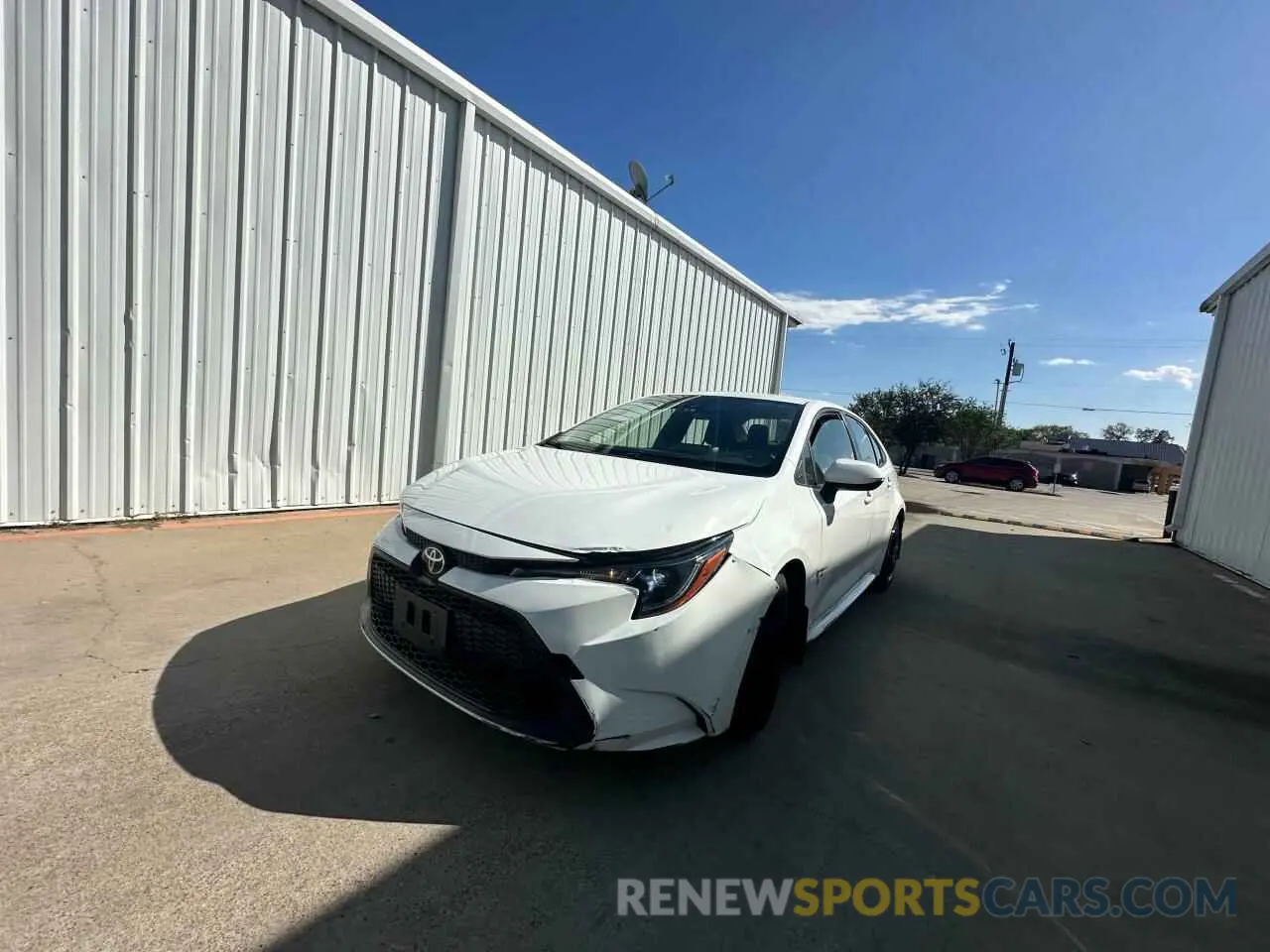 2 Photograph of a damaged car JTDEPMAE5MJ118029 TOYOTA COROLLA 2021