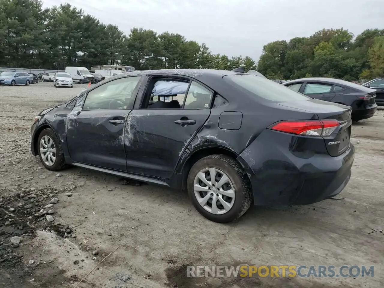 2 Photograph of a damaged car JTDEPMAE5MJ120377 TOYOTA COROLLA 2021