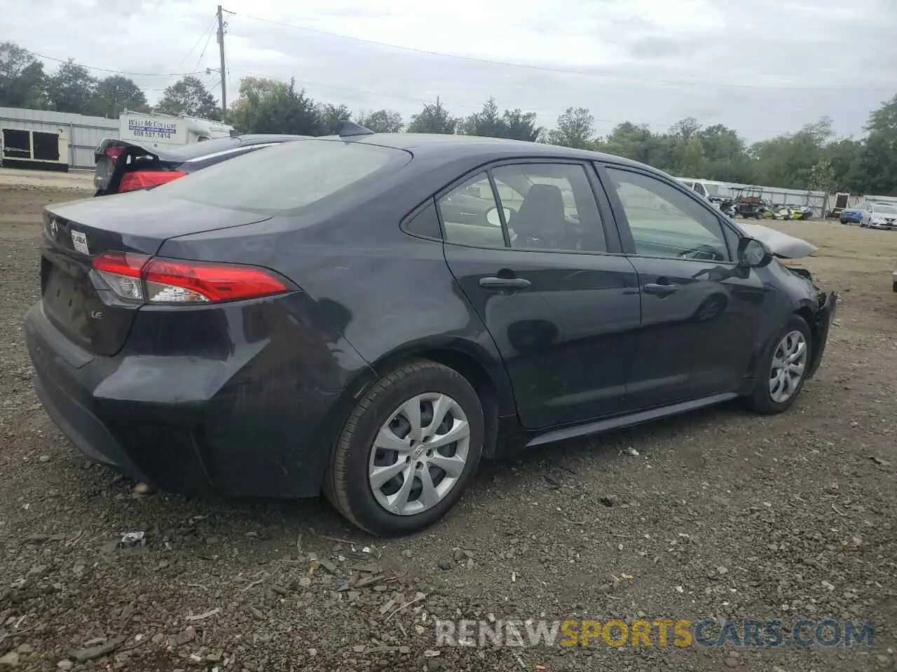 3 Photograph of a damaged car JTDEPMAE5MJ121125 TOYOTA COROLLA 2021