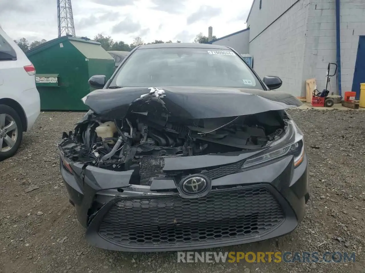 5 Photograph of a damaged car JTDEPMAE5MJ121125 TOYOTA COROLLA 2021