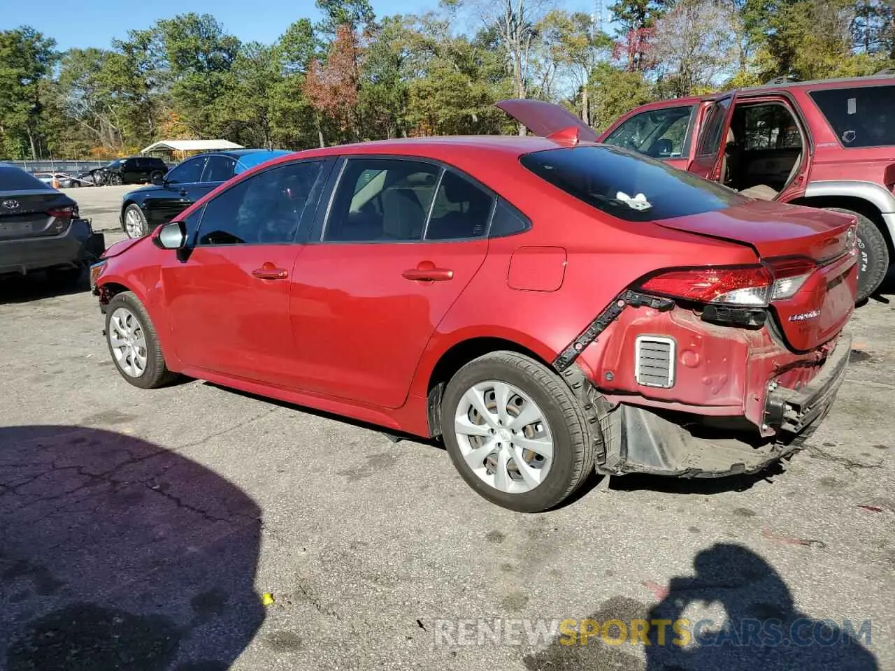 2 Photograph of a damaged car JTDEPMAE5MJ124705 TOYOTA COROLLA 2021