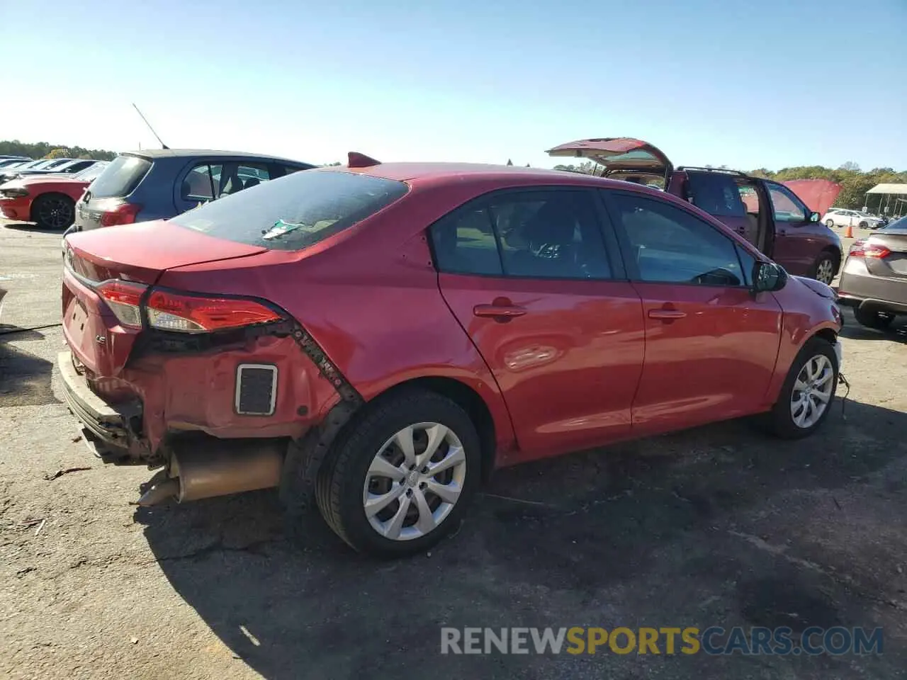 3 Photograph of a damaged car JTDEPMAE5MJ124705 TOYOTA COROLLA 2021