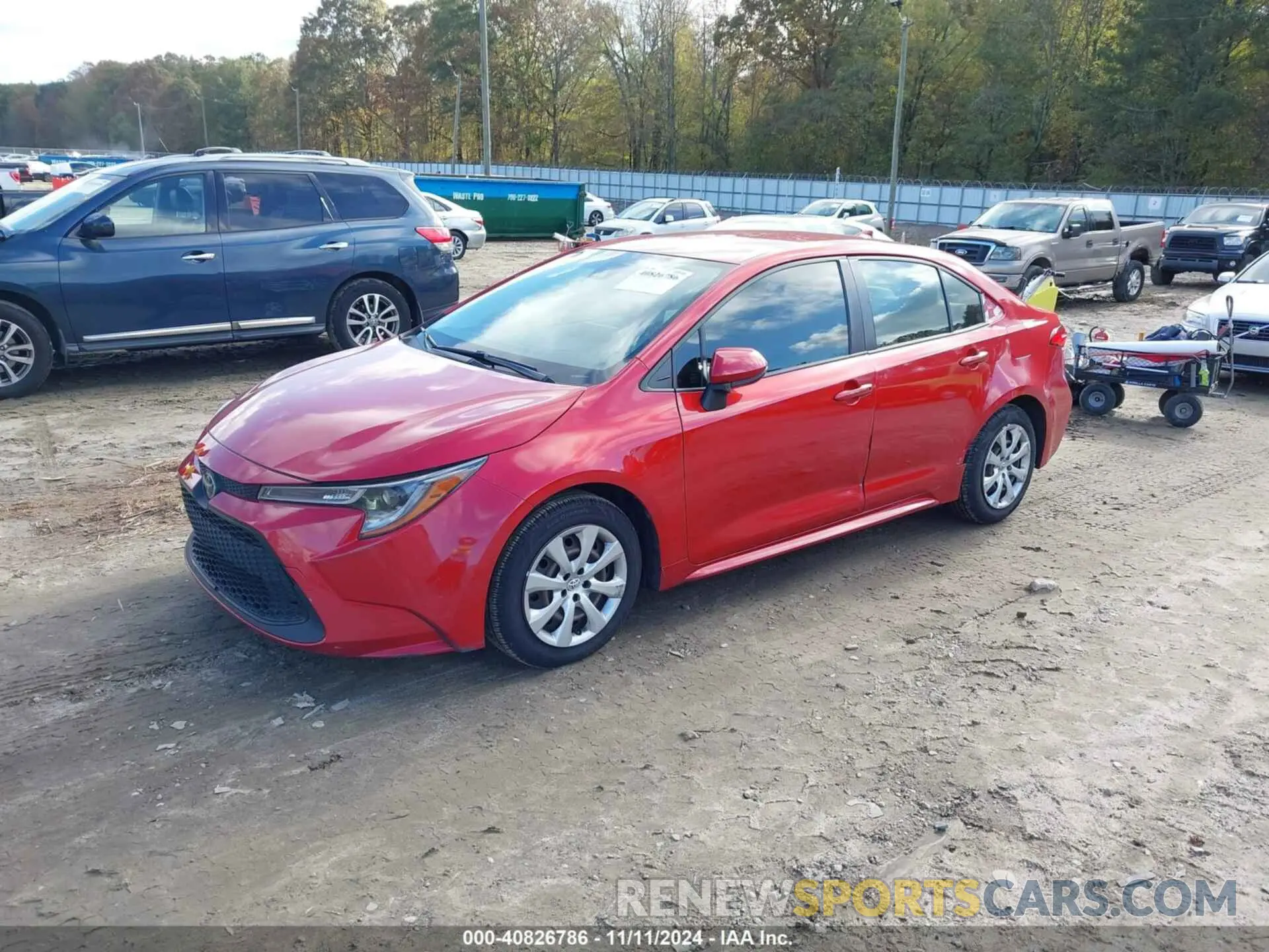 2 Photograph of a damaged car JTDEPMAE5MJ124784 TOYOTA COROLLA 2021