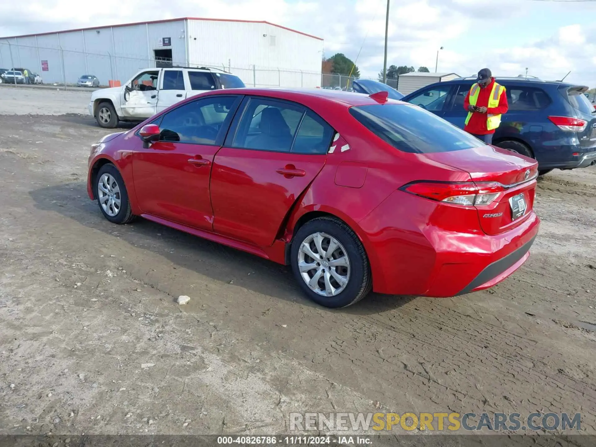 3 Photograph of a damaged car JTDEPMAE5MJ124784 TOYOTA COROLLA 2021