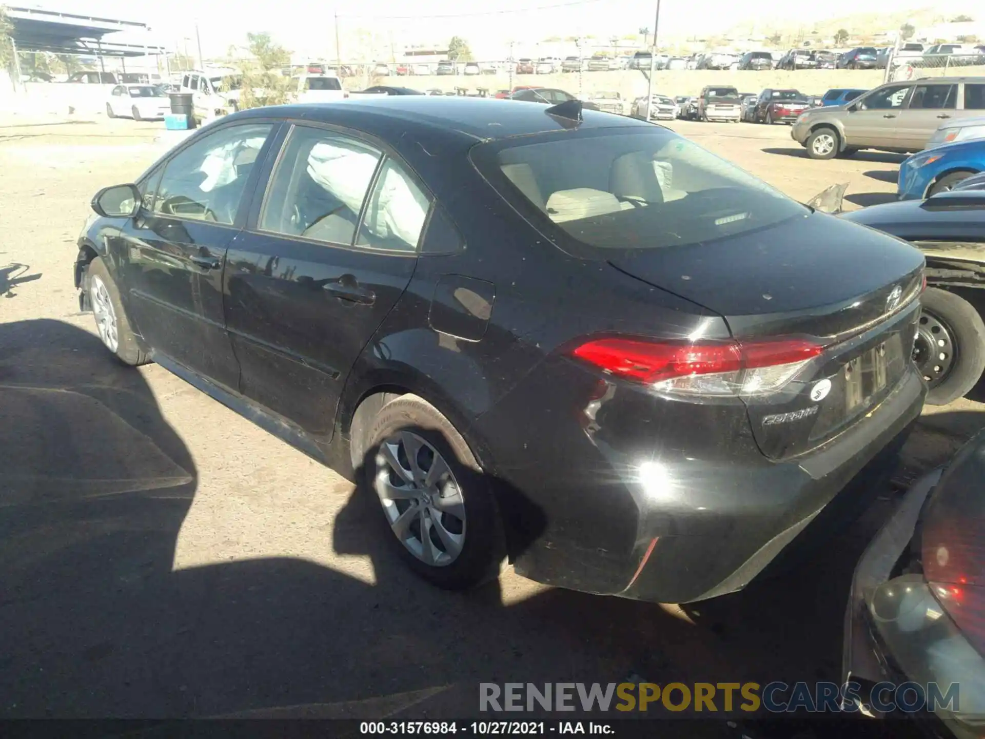 3 Photograph of a damaged car JTDEPMAE5MJ127605 TOYOTA COROLLA 2021