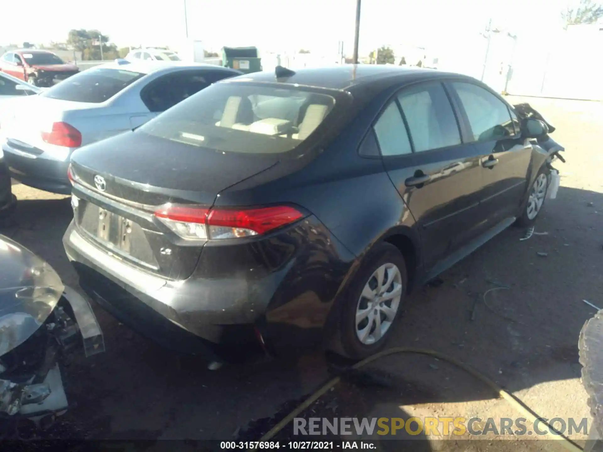 4 Photograph of a damaged car JTDEPMAE5MJ127605 TOYOTA COROLLA 2021