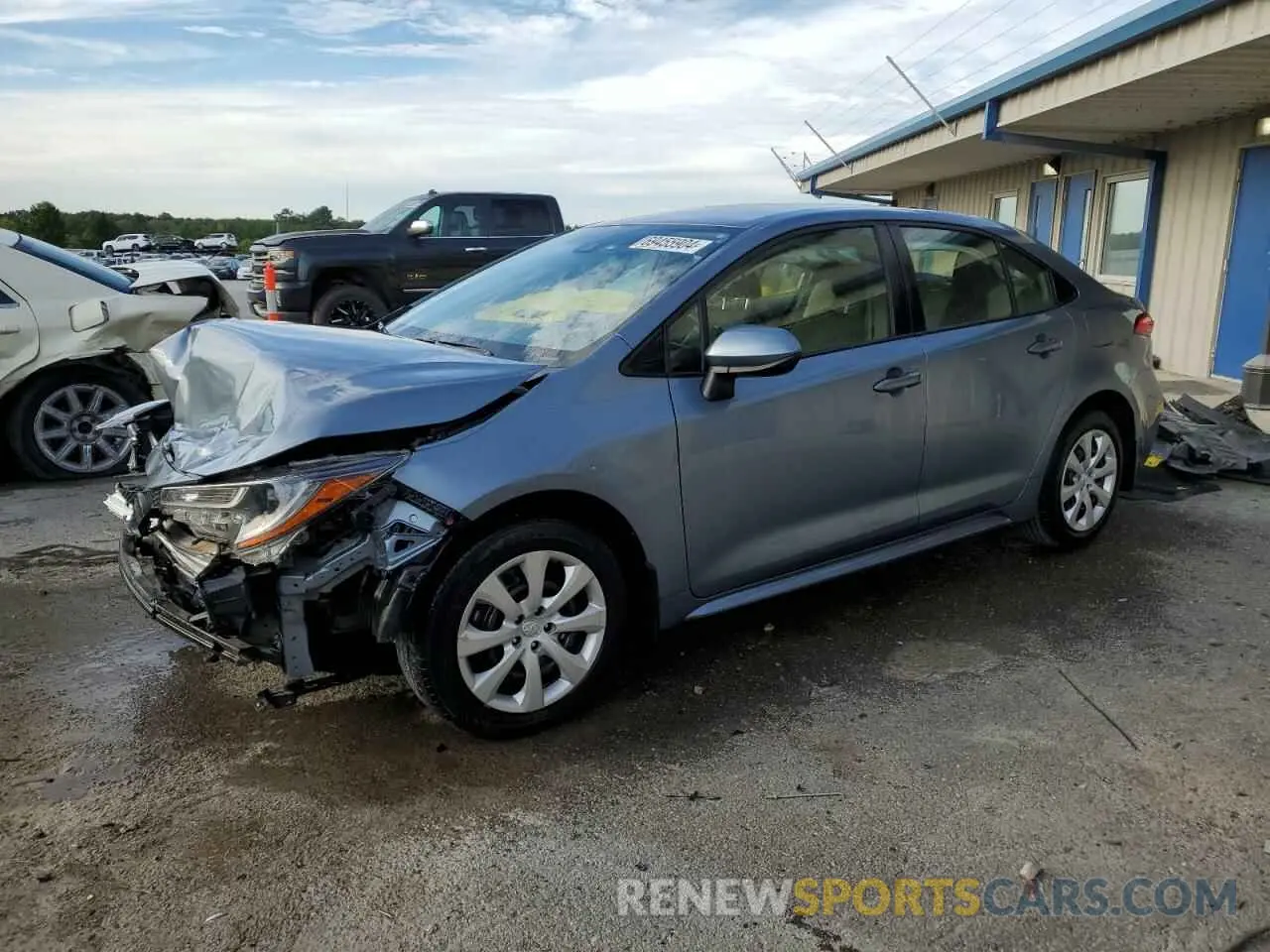 1 Photograph of a damaged car JTDEPMAE5MJ132187 TOYOTA COROLLA 2021
