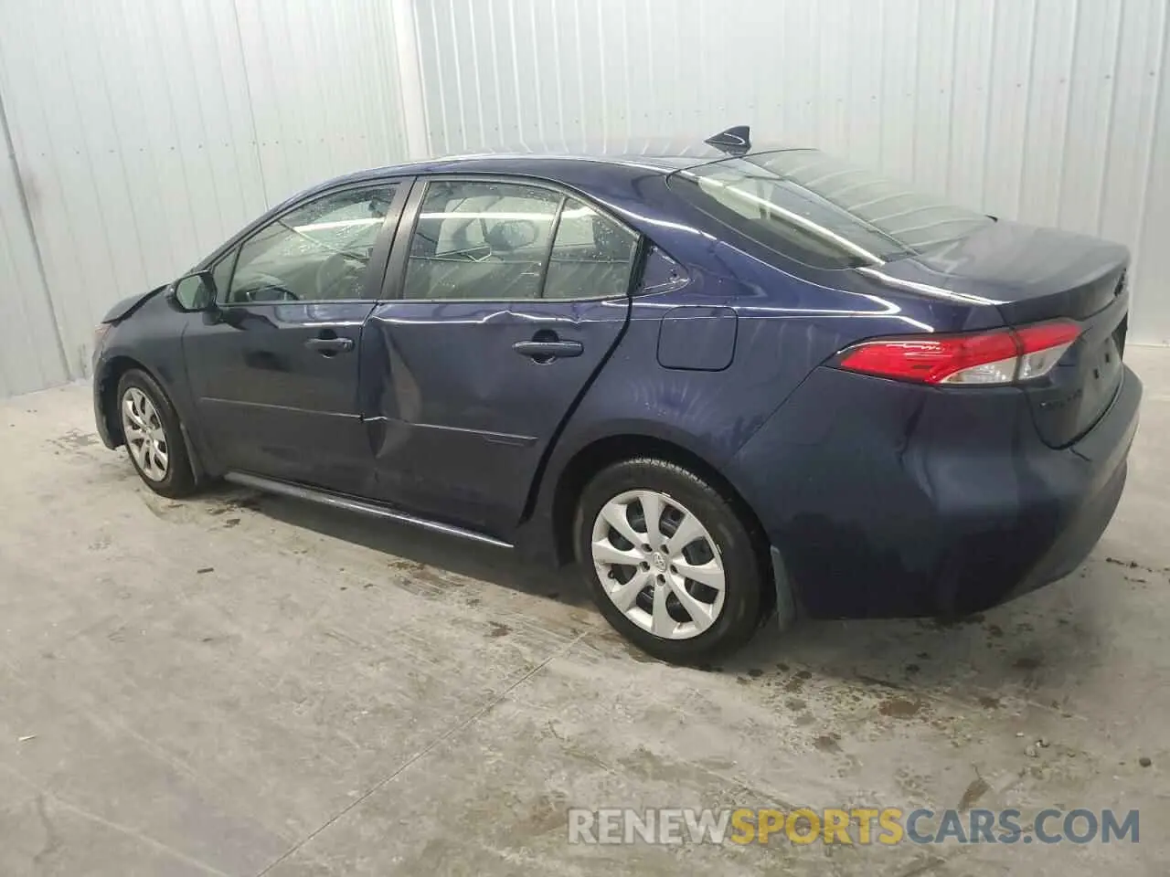 2 Photograph of a damaged car JTDEPMAE5MJ134716 TOYOTA COROLLA 2021