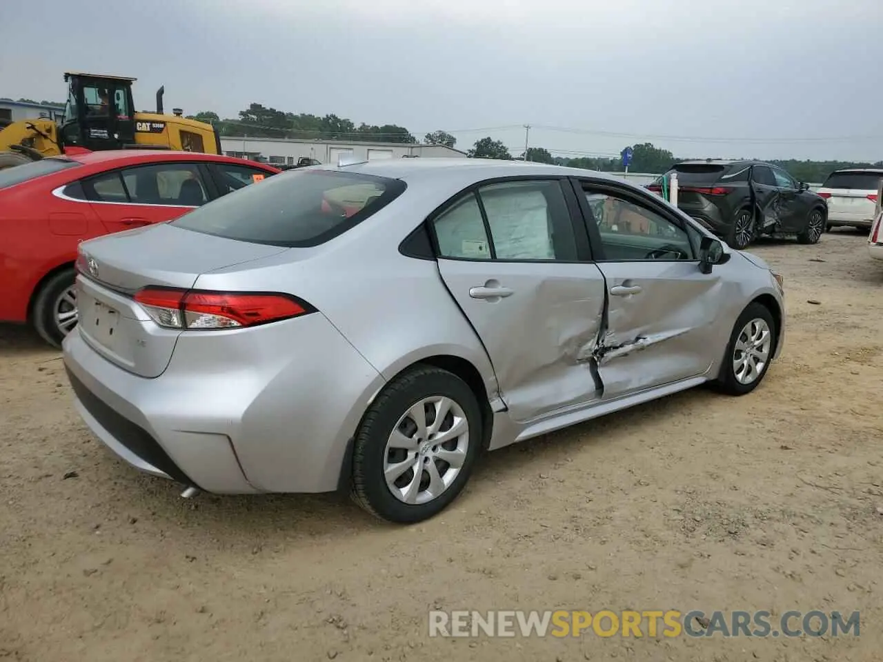 3 Photograph of a damaged car JTDEPMAE5MJ140046 TOYOTA COROLLA 2021