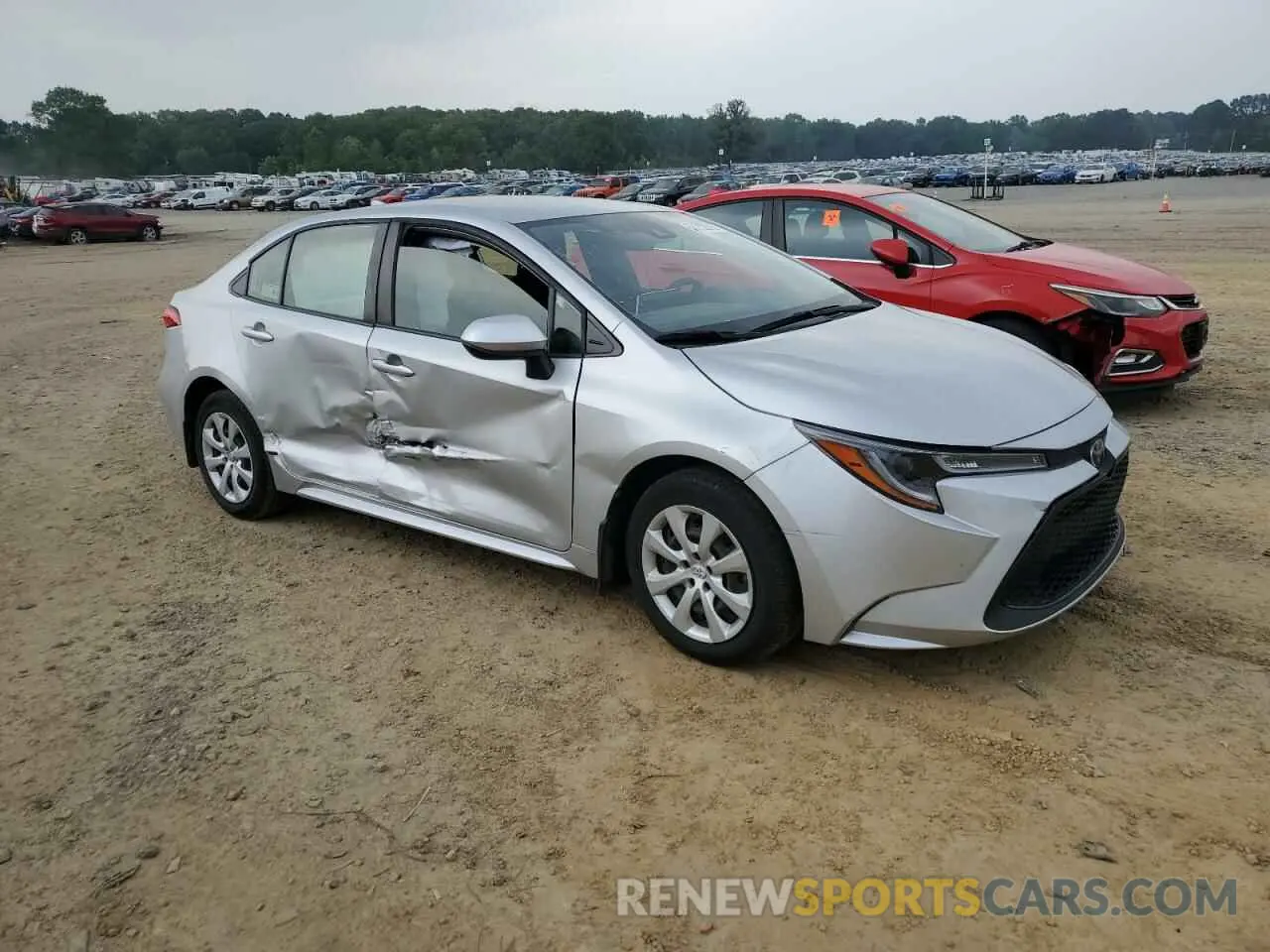 4 Photograph of a damaged car JTDEPMAE5MJ140046 TOYOTA COROLLA 2021