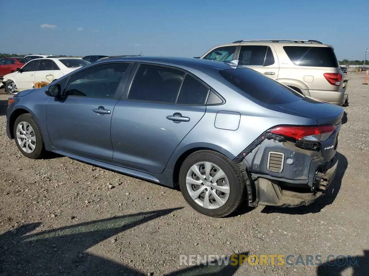 2 Photograph of a damaged car JTDEPMAE5MJ141147 TOYOTA COROLLA 2021
