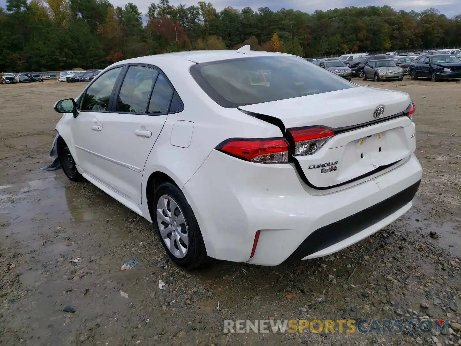 3 Photograph of a damaged car JTDEPMAE5MJ141293 TOYOTA COROLLA 2021