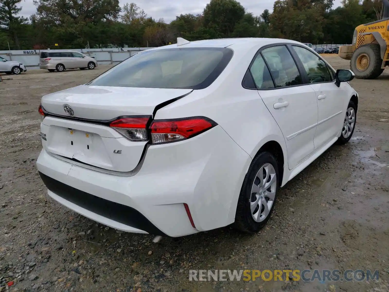 4 Photograph of a damaged car JTDEPMAE5MJ141293 TOYOTA COROLLA 2021