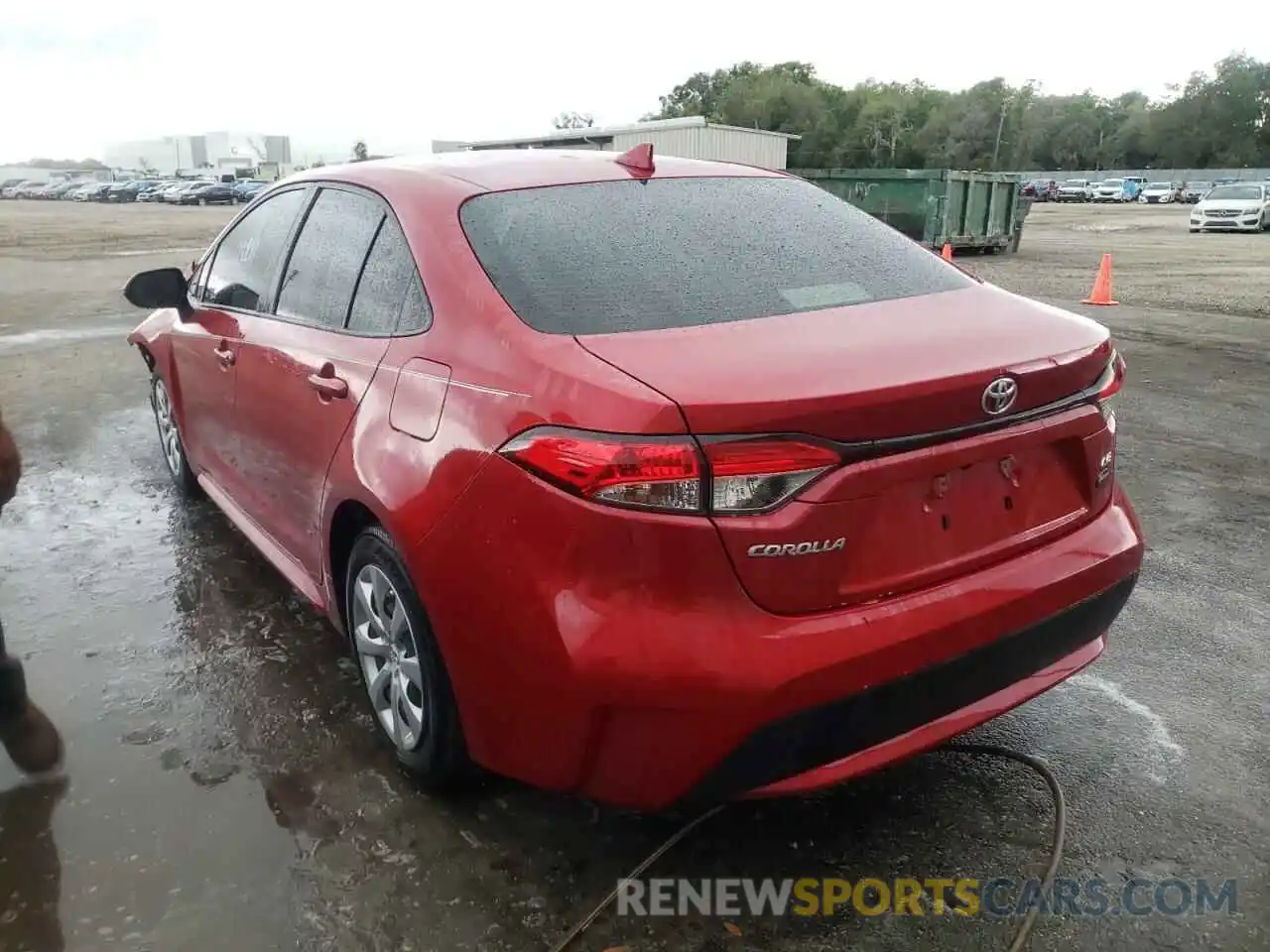 3 Photograph of a damaged car JTDEPMAE5MJ141486 TOYOTA COROLLA 2021