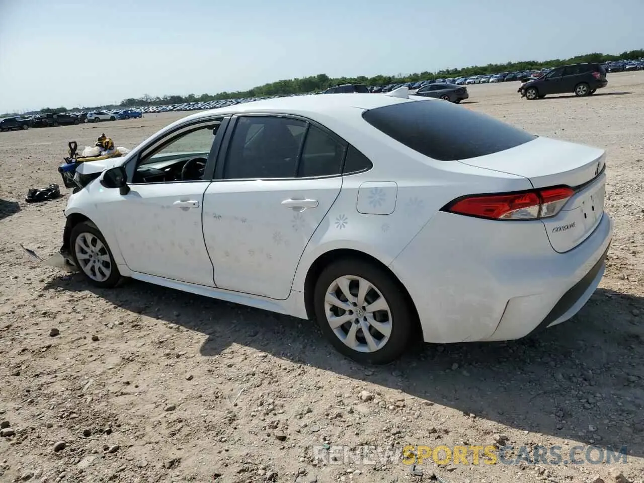 2 Photograph of a damaged car JTDEPMAE5MJ141908 TOYOTA COROLLA 2021