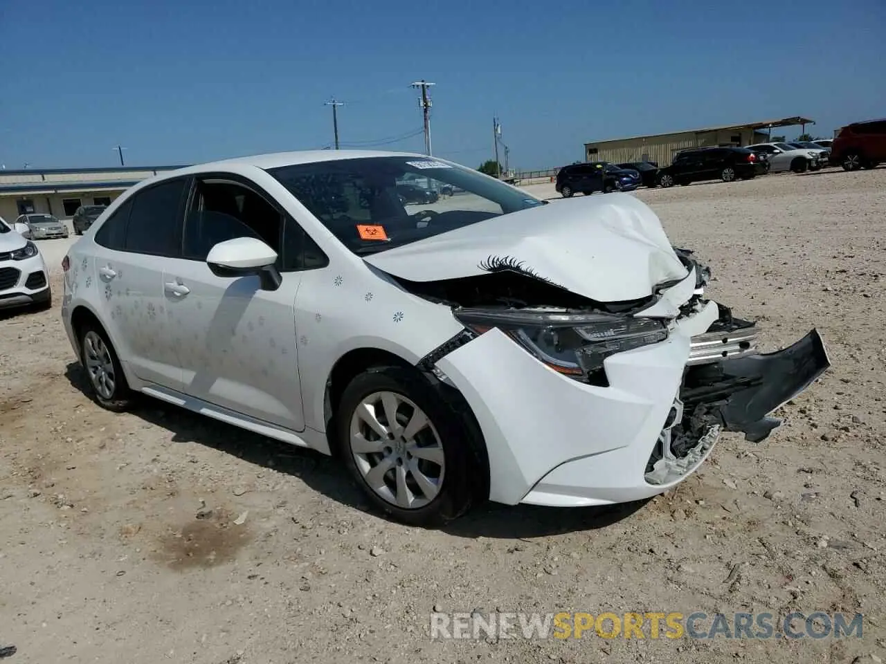 4 Photograph of a damaged car JTDEPMAE5MJ141908 TOYOTA COROLLA 2021