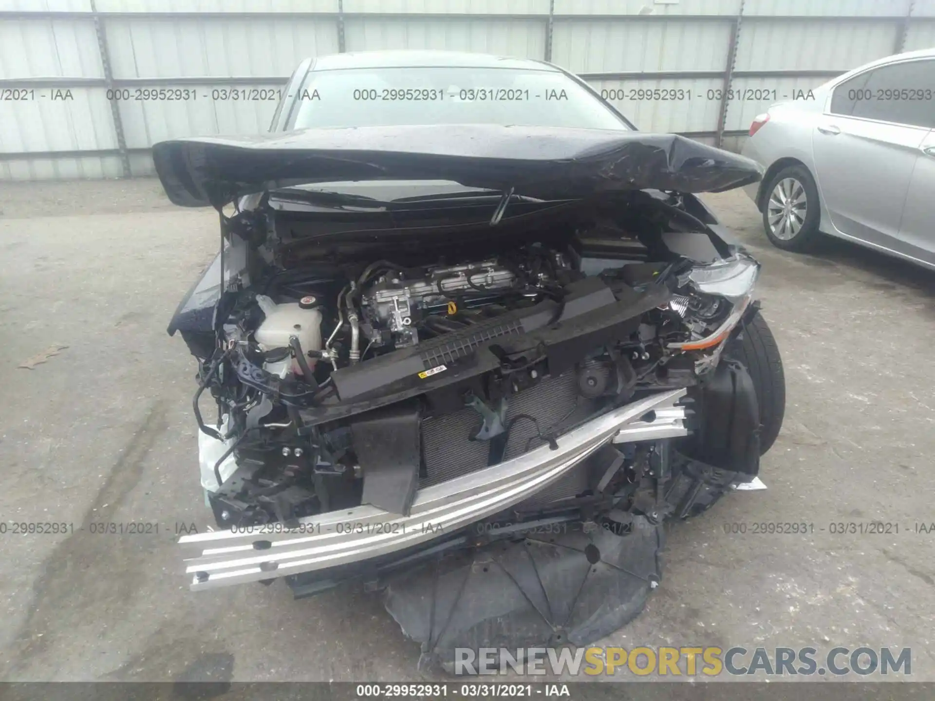 6 Photograph of a damaged car JTDEPMAE5MJ142881 TOYOTA COROLLA 2021