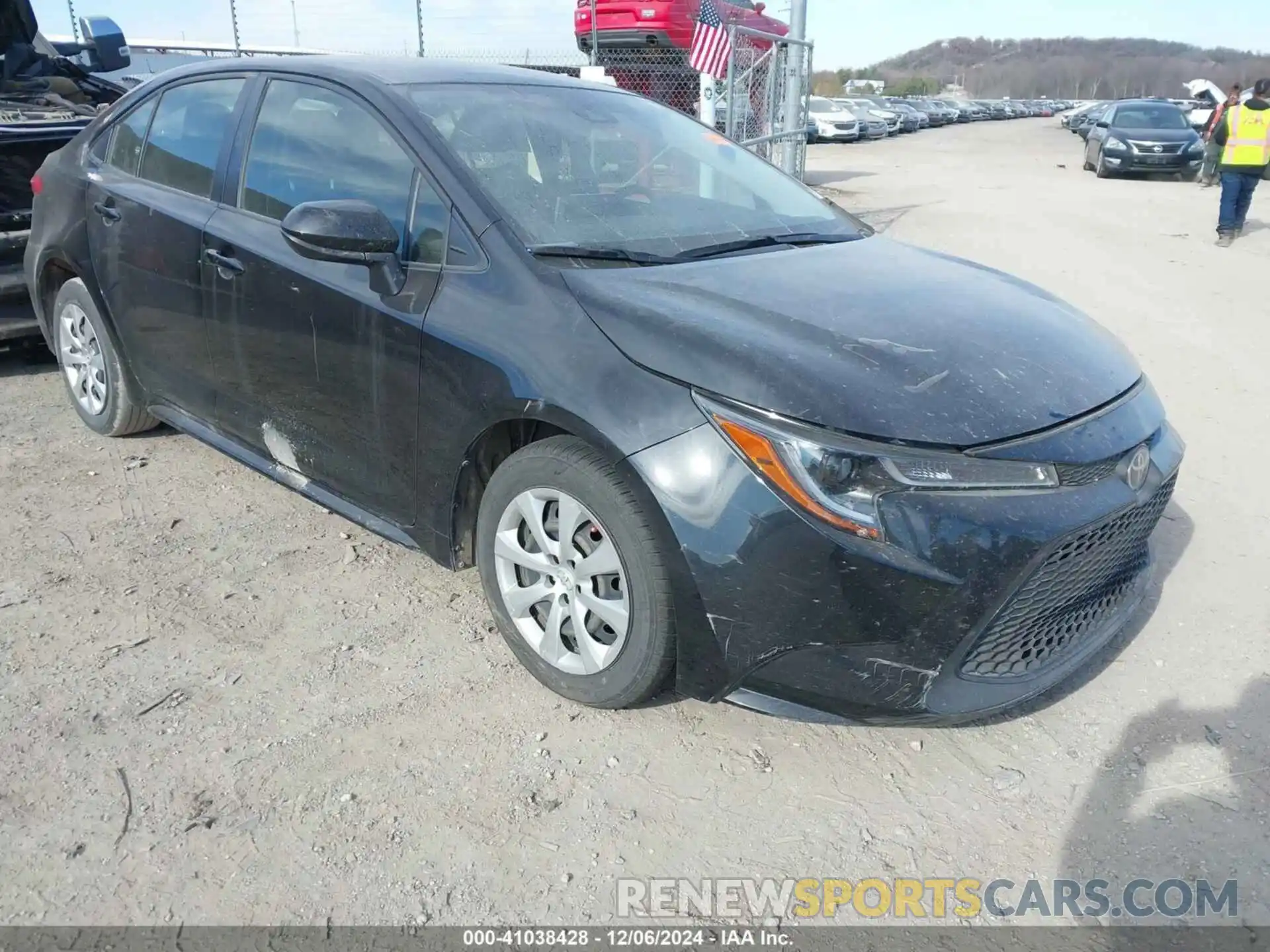 1 Photograph of a damaged car JTDEPMAE5MJ151628 TOYOTA COROLLA 2021