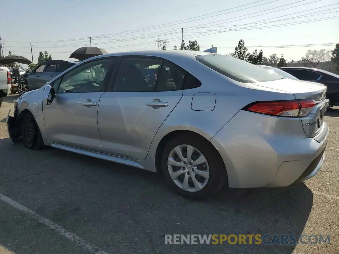 2 Photograph of a damaged car JTDEPMAE5MJ153198 TOYOTA COROLLA 2021