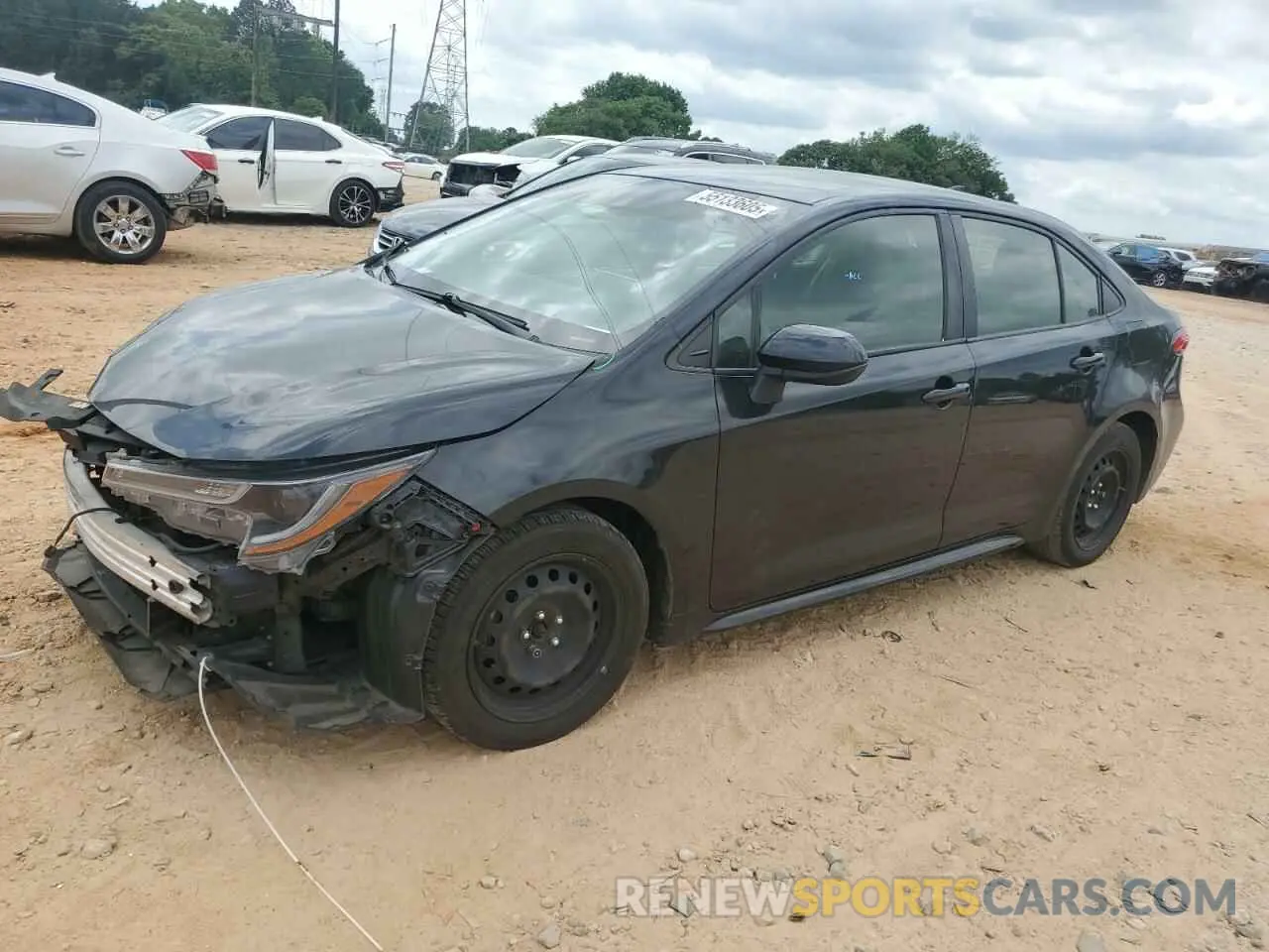 1 Photograph of a damaged car JTDEPMAE5MJ154190 TOYOTA COROLLA 2021