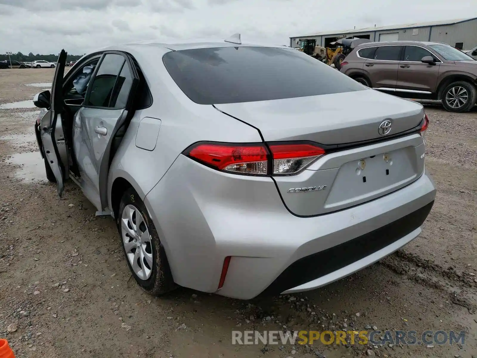 3 Photograph of a damaged car JTDEPMAE5MJ155419 TOYOTA COROLLA 2021