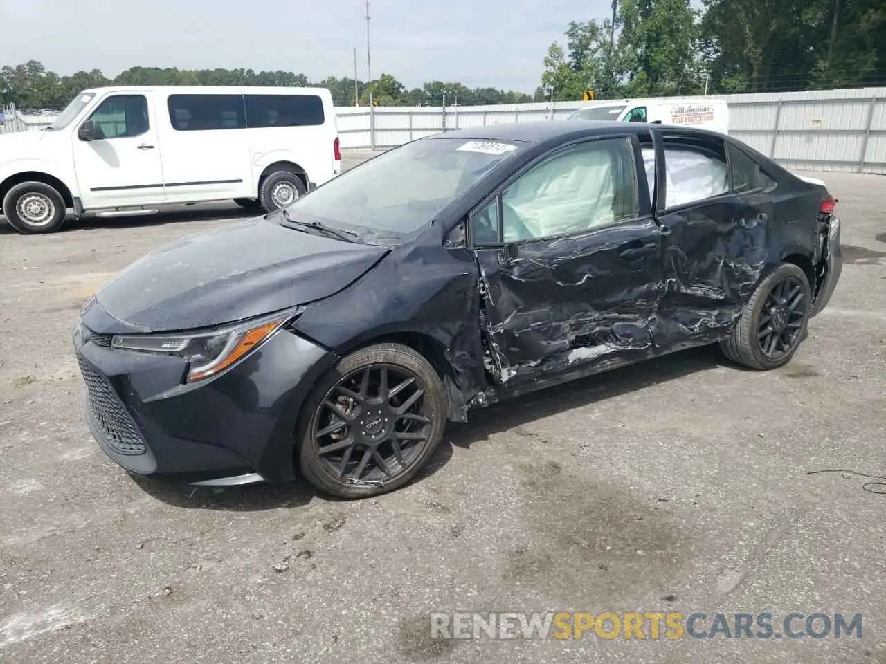 1 Photograph of a damaged car JTDEPMAE5MJ163343 TOYOTA COROLLA 2021