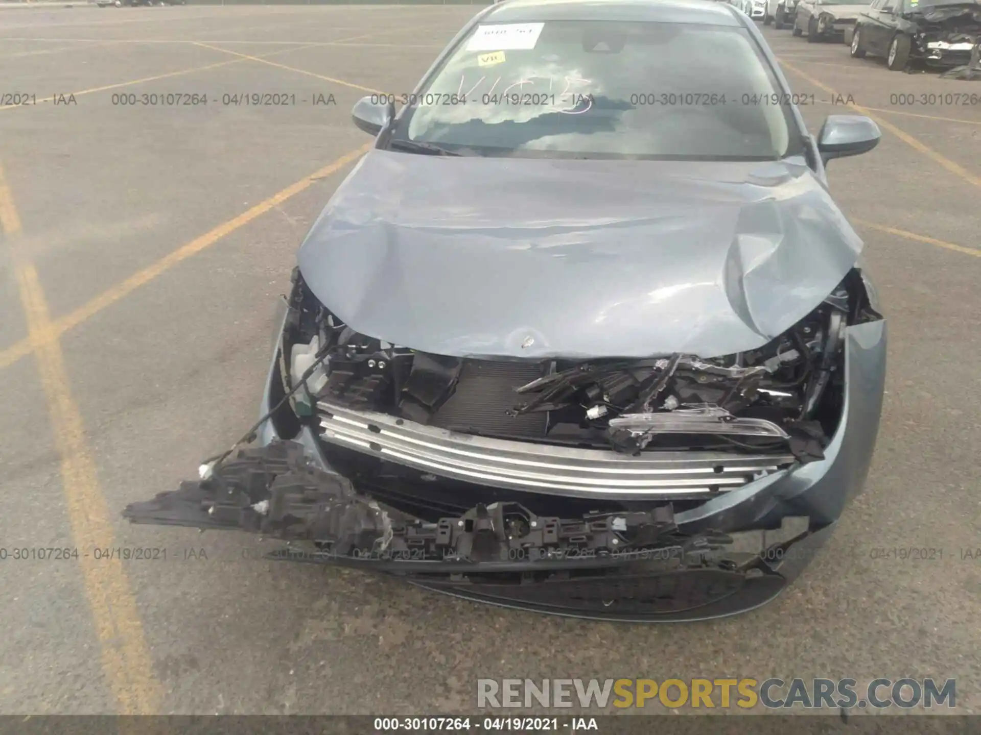 6 Photograph of a damaged car JTDEPMAE5MJ166226 TOYOTA COROLLA 2021